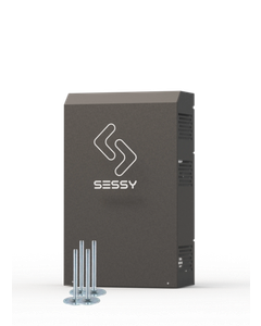 Sessy slimme thuisbatterij 5kWh zwart staand
